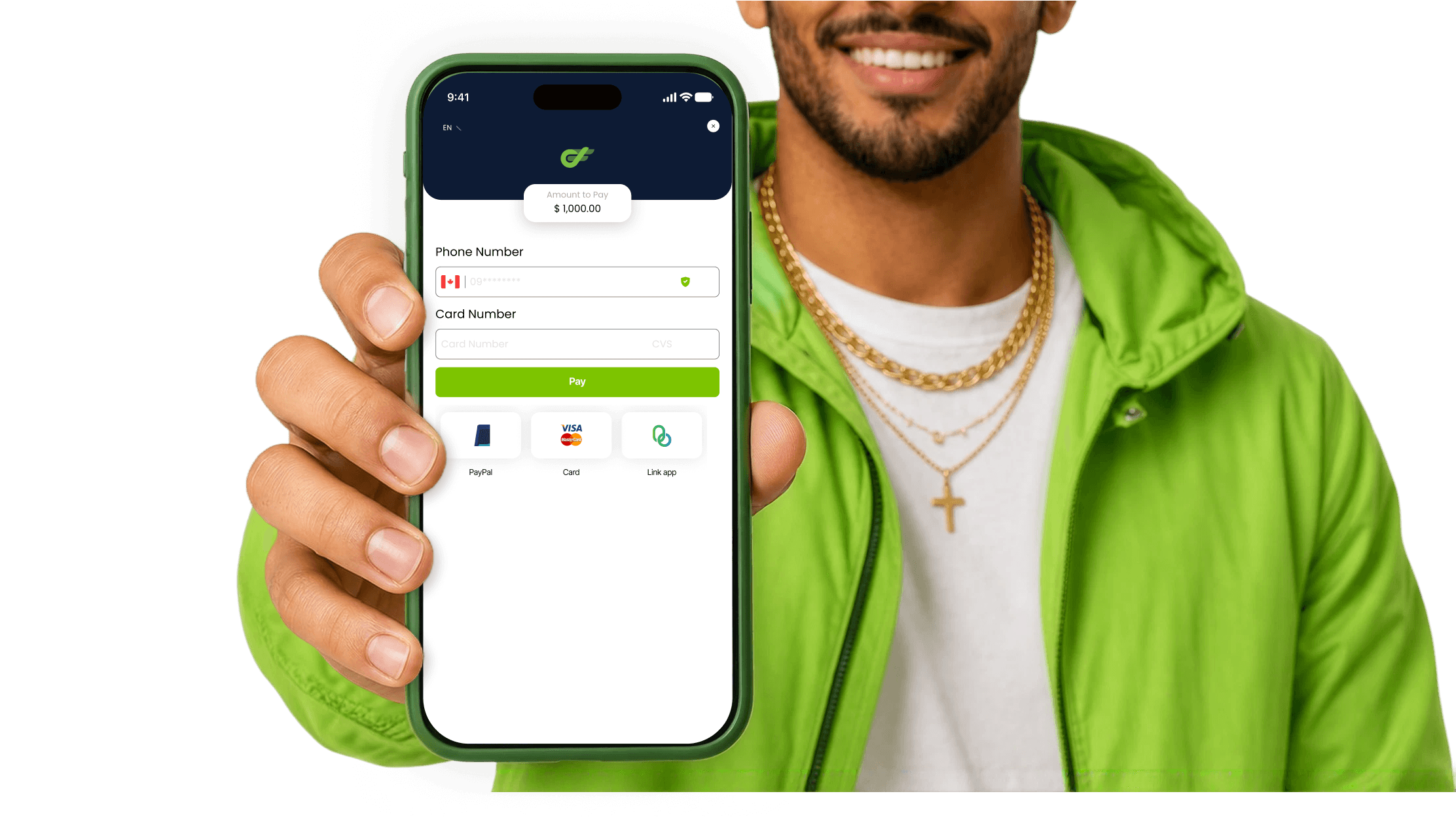 Chapa Checkout mobile payment flow
